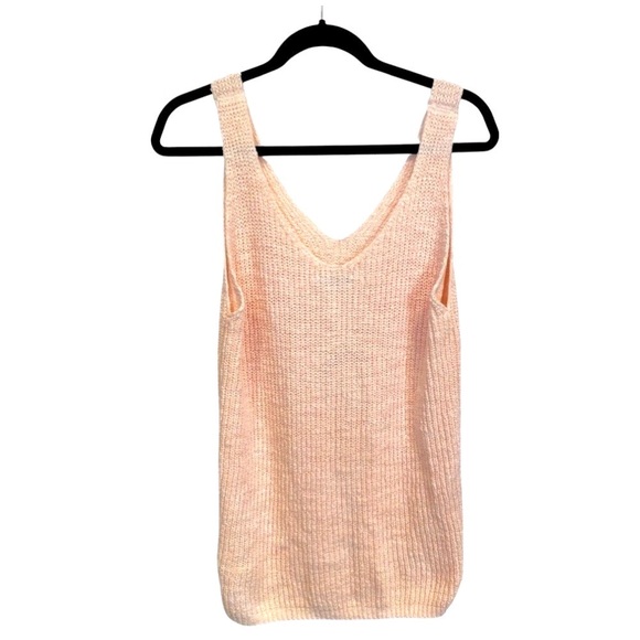 Madewell Peachy Pink Sweater Knit Tank‎ Top - Picture 3 of 7